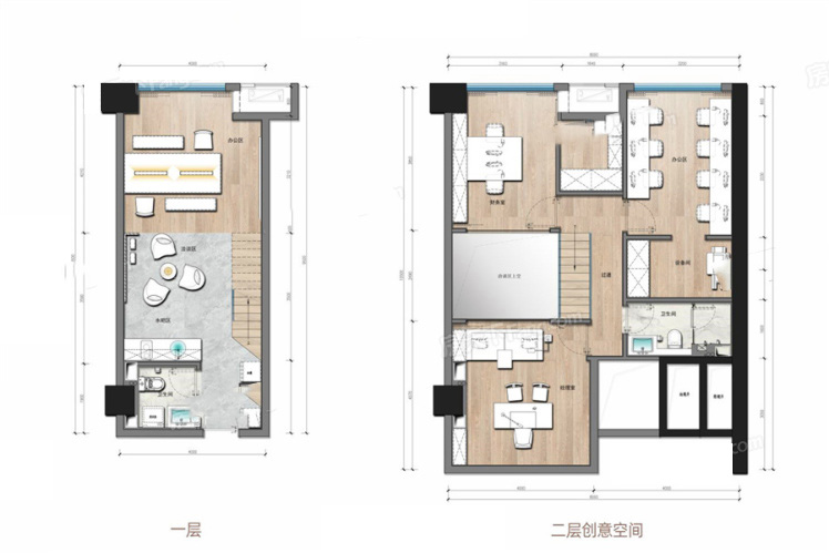 北辰府LOFT51㎡-2戶型