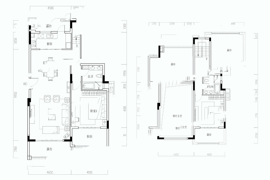 3#501戶型 2室2廳2衛(wèi)1廚 141㎡