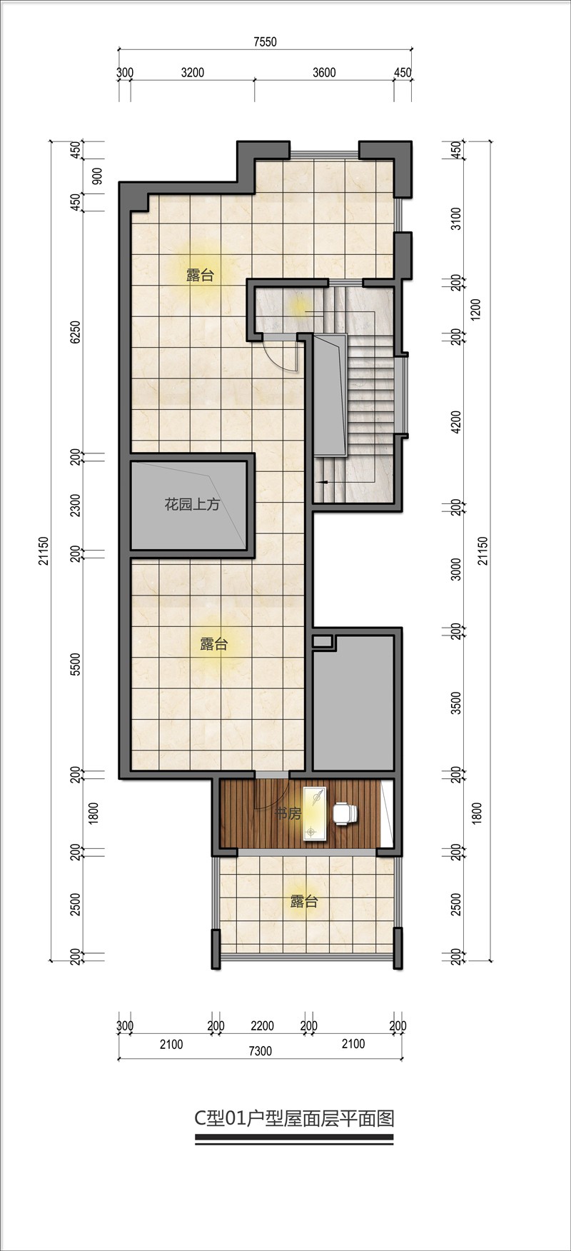 觀瀾湖·藝墅觀瀾湖·藝墅C01屋面層戶型圖