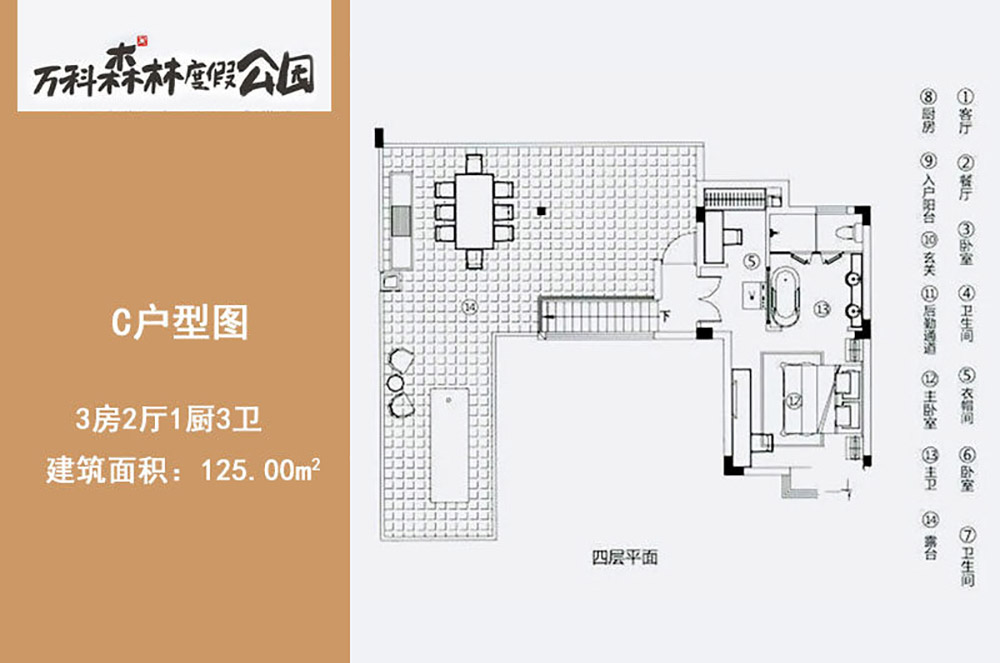 萬科森林度假公園萬科森林度假公園C  戶型