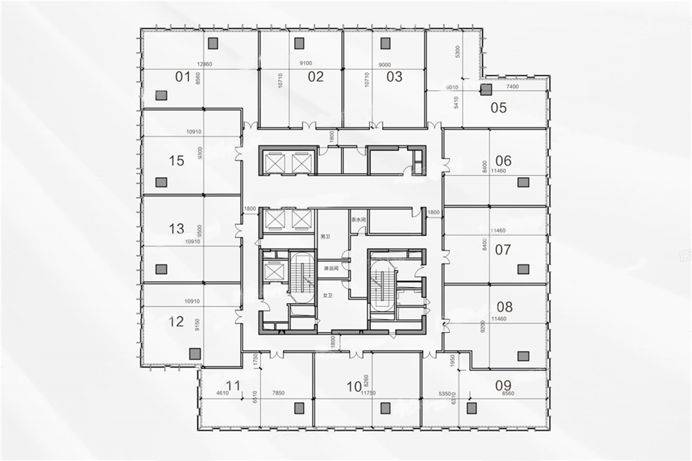 招商局大廈招商局大廈 開(kāi)間建筑面積151.75㎡