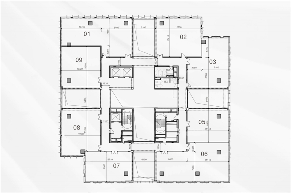 招商局大廈招商局大廈 開(kāi)間建筑面積158.05㎡