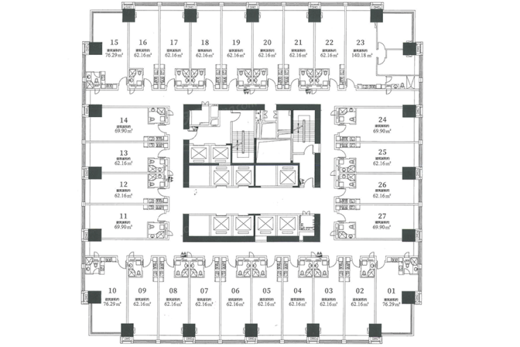 榮盛中央廣場LOFT公寓