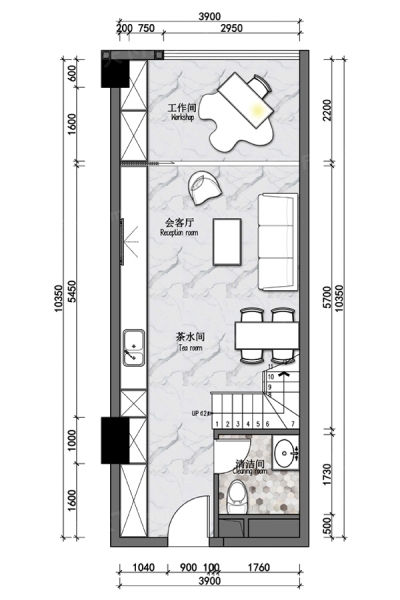 斯越云谷一號樓首層戶型