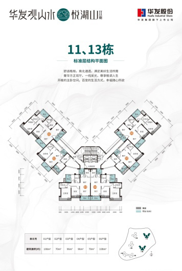 華發(fā)觀山水11,13棟02戶型