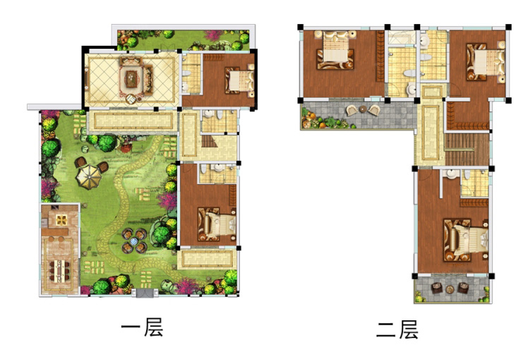 蒼海高爾夫國際社區(qū)云境三四期獨(dú)棟A戶型