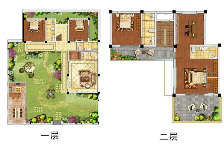 蒼海高爾夫國際社區(qū)云境三四期獨(dú)棟B戶型