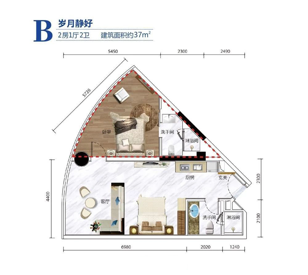 國正天境灣 B戶型