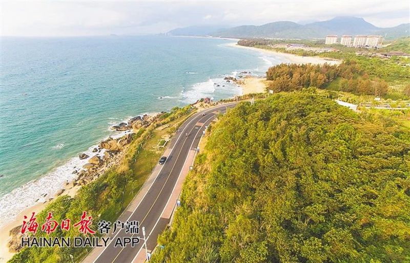 海南絕美公路     萬寧優(yōu)美的濱海景色